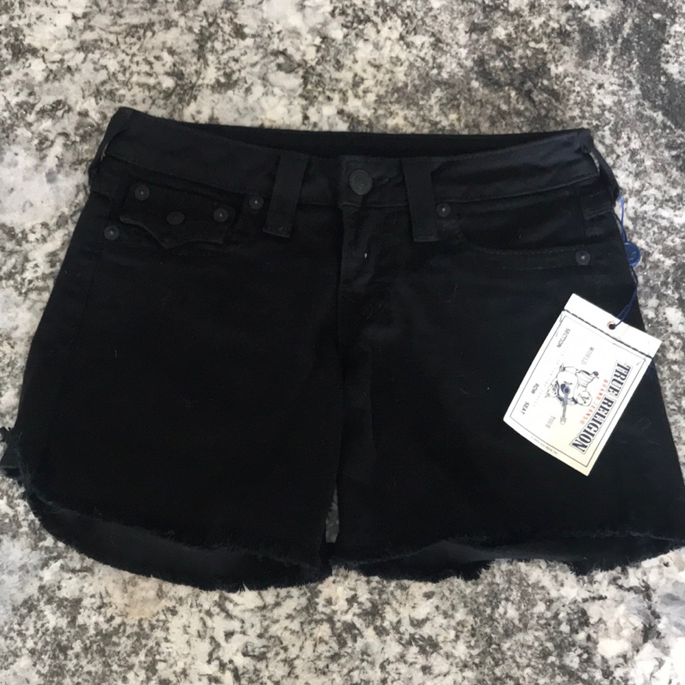 Brand new True Religion Black Shorts